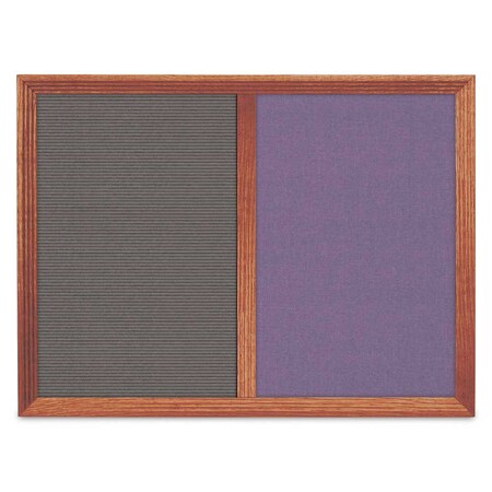 United Visual Products Enclosed Corkboard, 1 Door, 72"x36", 4" Fra, UV3418-GOLD-KEYLIME UV3418-GOLD-KEYLIME